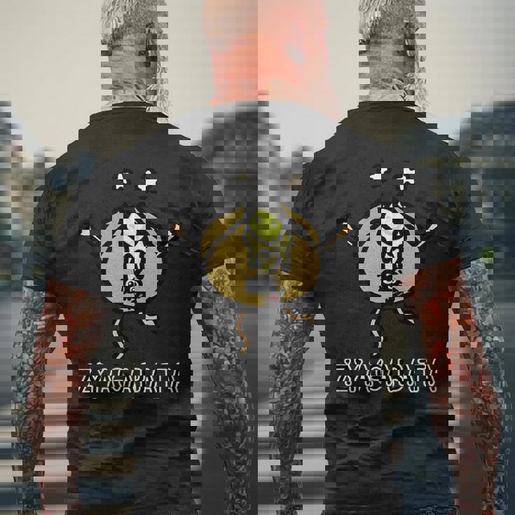 じゃがバターさん メンズTシャツ バックプリント 高齢者への贈り物