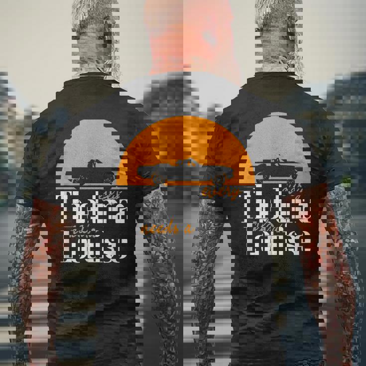 すべてのテルマにはルイーズが必要-ベストフレンズ メンズTシャツ バックプリント 高齢者への贈り物