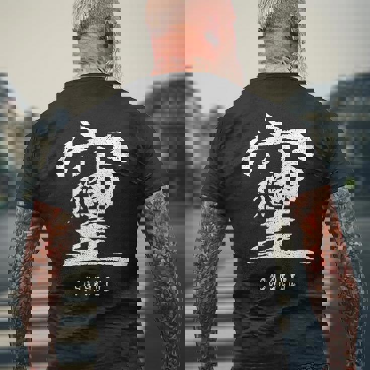 そしじ 愛と調和と感謝を表す漢字 メンズTシャツ バックプリント 高齢者への贈り物