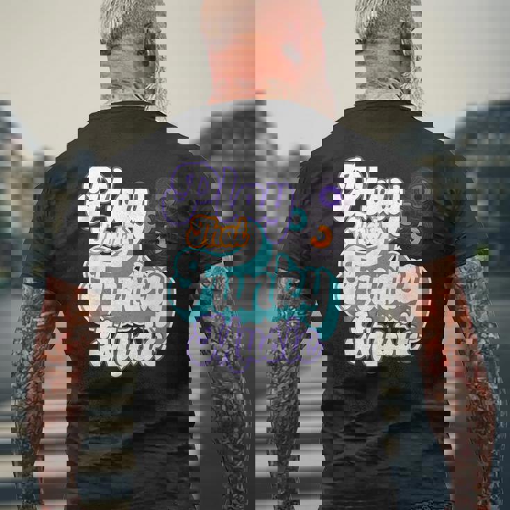 そのファンキーな音楽を再生 メンズTシャツ バックプリント 高齢者への贈り物