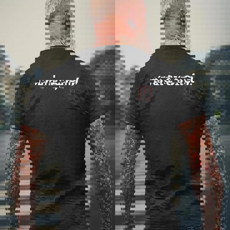 なんでやねん！ 大阪 万博 ネタ 文字入り お花見 グッズ 誕生日 母の日 父の日 入学式 卒業式 ジョーク パーティー メンズTシャツ バックプリント 高齢者への贈り物