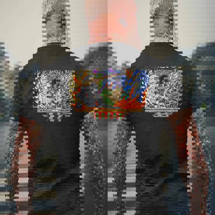 ねぶたデザイン タイガ メンズTシャツ バックプリント 高齢者への贈り物