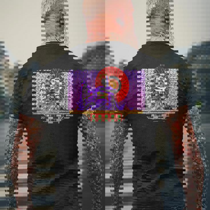 ねぶたデザイン ユキノジョウ メンズTシャツ バックプリント 高齢者への贈り物