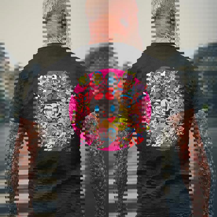 ぶんじほたるホッチ×タツノコプロ メンズTシャツ バックプリント 高齢者への贈り物