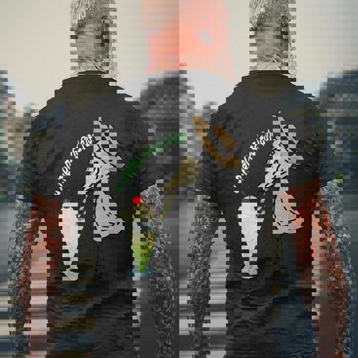 みんな大好きハシビロコウ 動かない鳥 はしび郎クラブ メロンソーダ おもしろ 鳥 Zoo オリジナルデザイン メンズTシャツ バックプリント 高齢者への贈り物