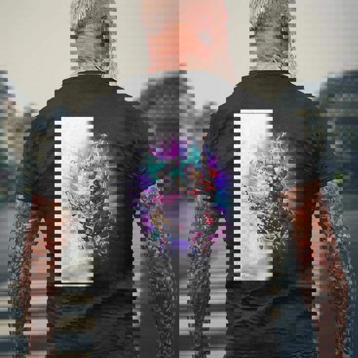 アイドルランドプリパラ デザインc メンズTシャツ バックプリント 高齢者への贈り物