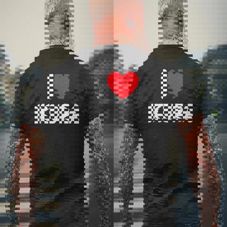 アイラブイクラ メンズTシャツ バックプリント 高齢者への贈り物