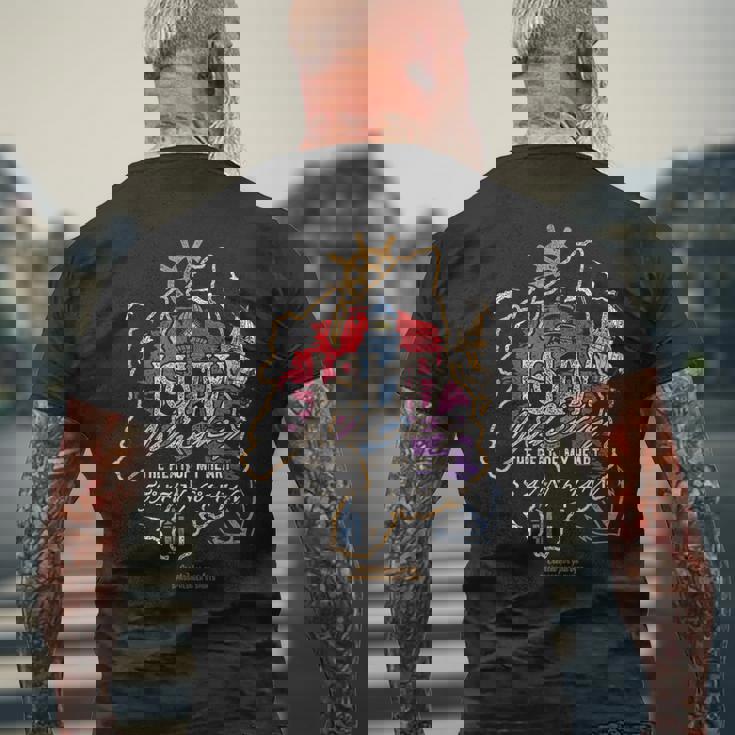 アイラ島シングルモルトファンのためのウイスキーデザイン ウイスキー メンズTシャツ バックプリント 高齢者への贈り物