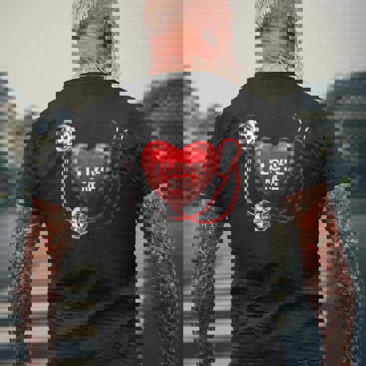 アイ・ラヴ・ミー メンズTシャツ バックプリント 高齢者への贈り物