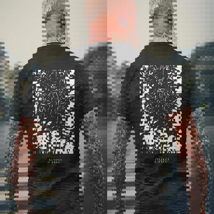 アザトース 這い寄る混沌 コズミック・ホラー クトゥルフ神話 古の者たち Azathoth Chaos Cthulhu メンズTシャツ バックプリント 高齢者への贈り物