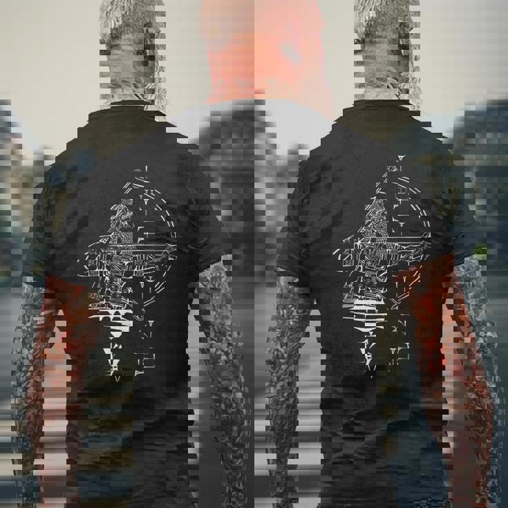 アシュルバニパル メンズTシャツ バックプリント 高齢者への贈り物