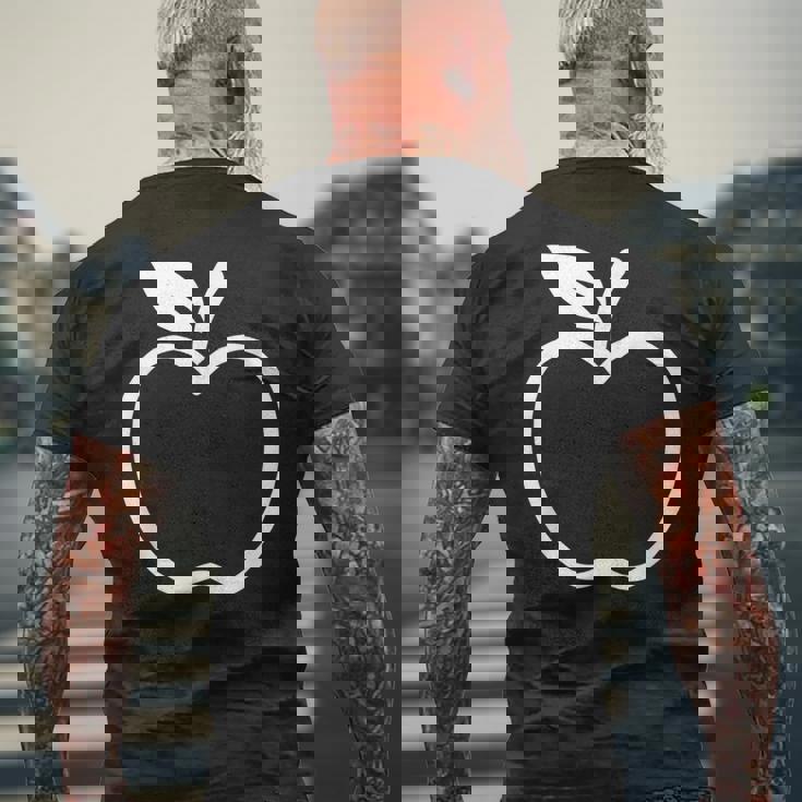 アップルtシャツ メンズTシャツ バックプリント 高齢者への贈り物