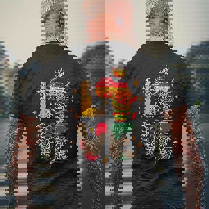 アフリカプライド メンズTシャツ バックプリント 高齢者への贈り物