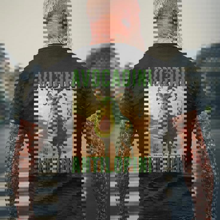 アボカディーニ アンティロピーニ イタリアン ブレイン モンスター Ai キッズ メンズTシャツ バックプリント 高齢者への贈り物