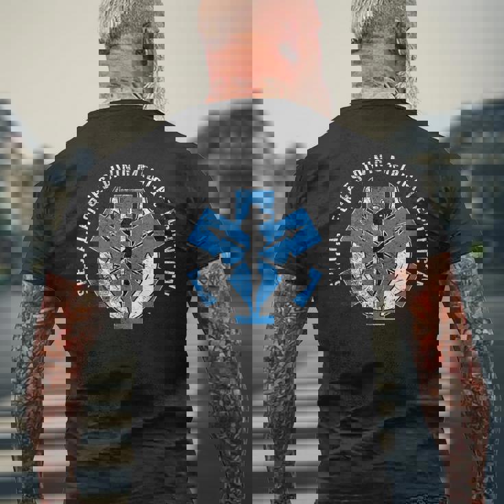 アメリカンマローダー：特殊部隊ダイビング医療技術者 メンズTシャツ バックプリント 高齢者への贈り物