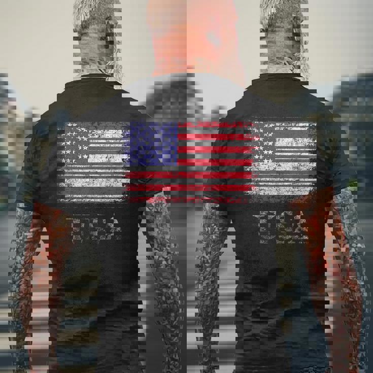 アメリカ国旗シャツ メンズ レディース キッズ 退役軍人の日 星条旗 メンズTシャツ バックプリント 高齢者への贈り物