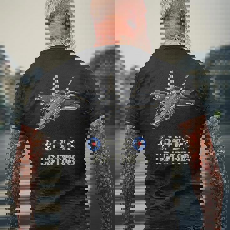 アメリカ航空機 ステルスファイター F35 ライトニング メンズTシャツ バックプリント 高齢者への贈り物