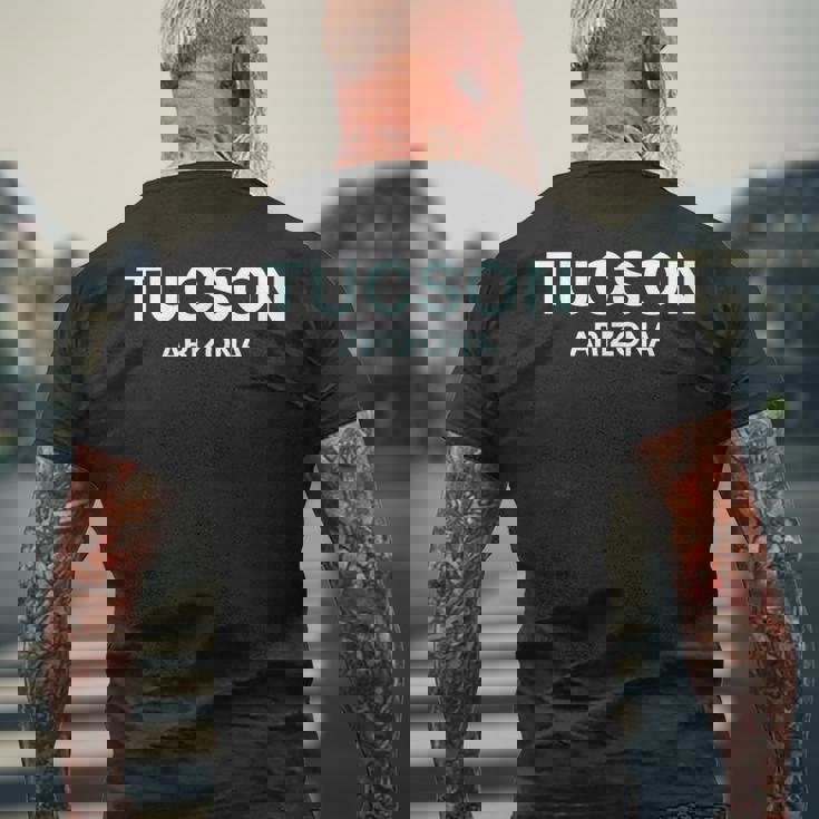 アリゾナ州ツーソン 素晴らしいシティギフト ツーソン メンズTシャツ バックプリント 高齢者への贈り物