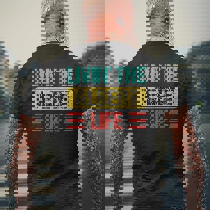 アルバート名 メンズTシャツ バックプリント 高齢者への贈り物