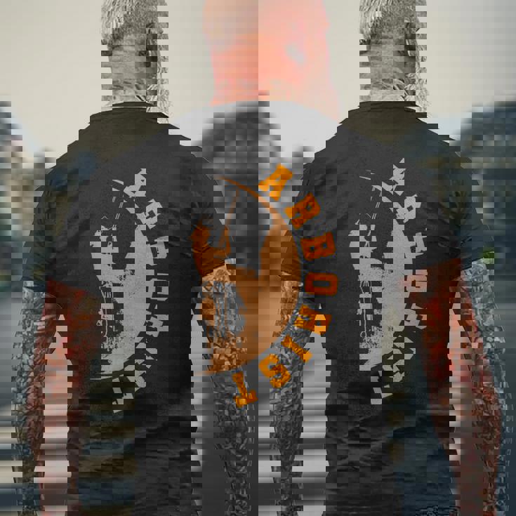 アーボリスト ナレッジツリー 外科医 樹芸家 メンズTシャツ バックプリント 高齢者への贈り物