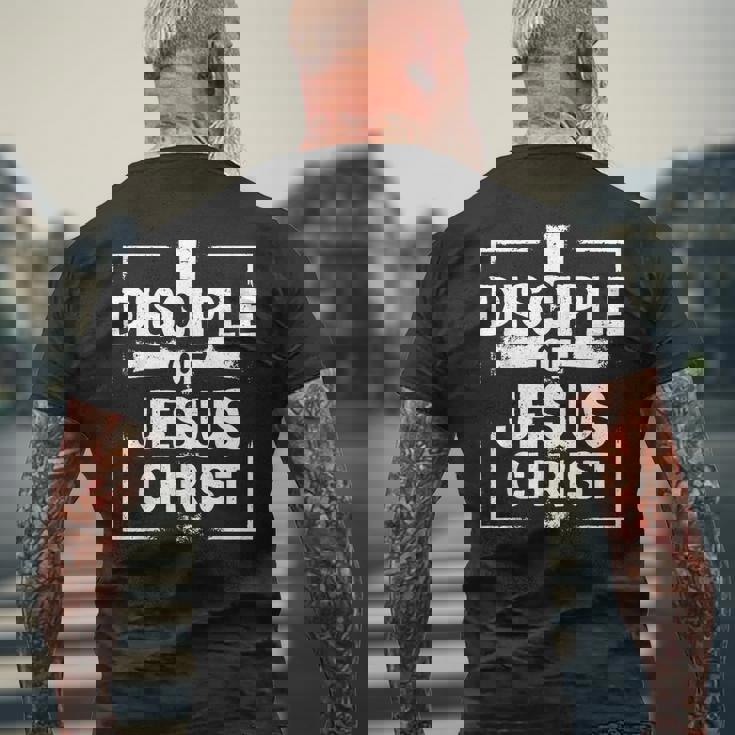 イエス・キリストの弟子 キリスト教宣教師 Lds メンズTシャツ バックプリント 高齢者への贈り物