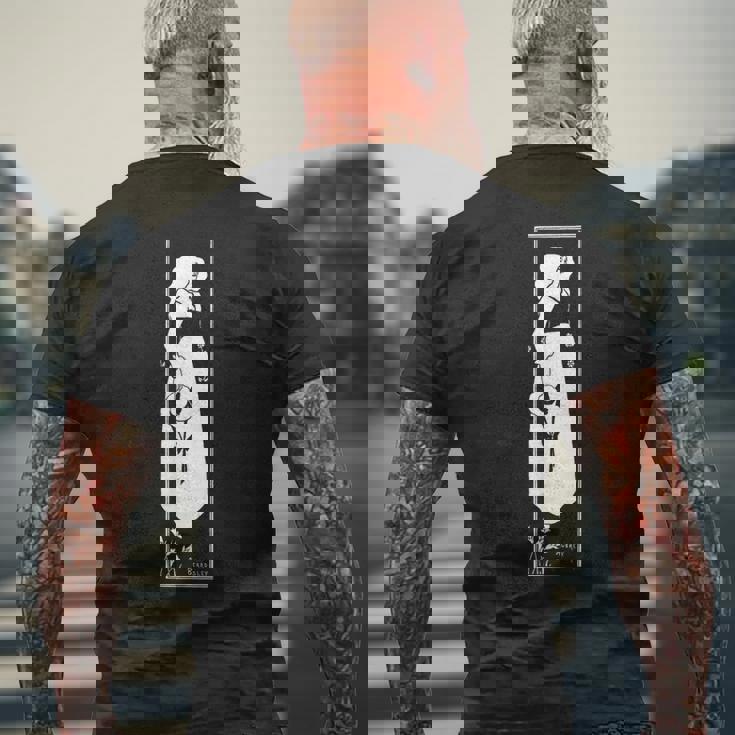 イエローブックポスター オーブリー・ビアズリー 1894 メンズTシャツ バックプリント 高齢者への贈り物