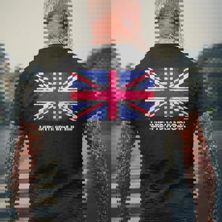 イギリス国旗tシャツ メンズTシャツ バックプリント 高齢者への贈り物