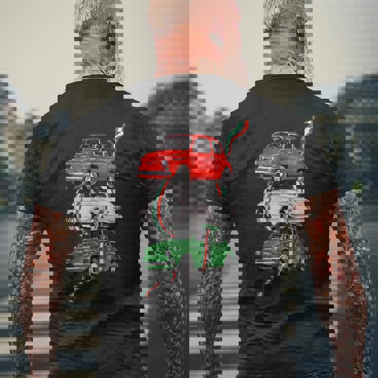 イタリア イタリア国旗 イタリア メンズレディースユース子供用 メンズTシャツ バックプリント 高齢者への贈り物