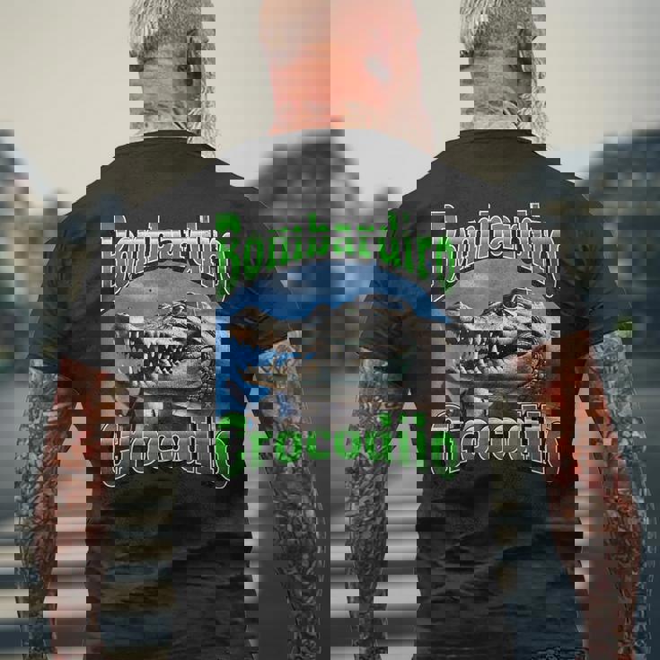 イタリアン ブレイン ロート ボンバルディーノ クロコディロ メンズTシャツ バックプリント 高齢者への贈り物