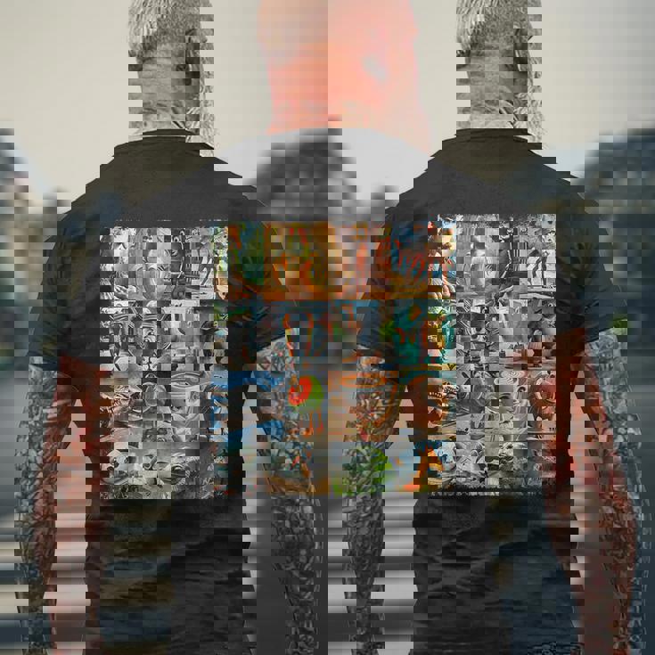 イタリアンブレイン メンズTシャツ バックプリント 高齢者への贈り物