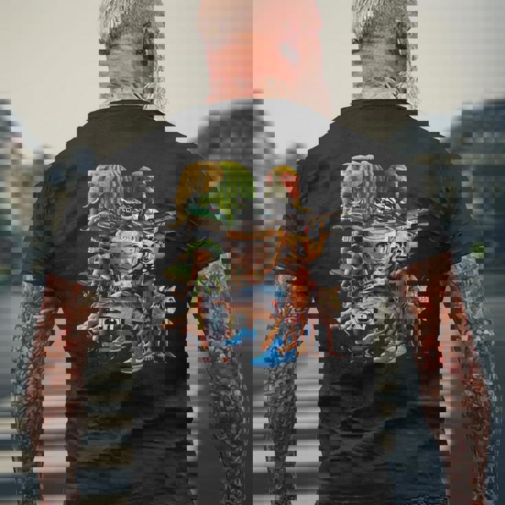 イタリアンブレインロット全キャラクター メンズTシャツ バックプリント 高齢者への贈り物