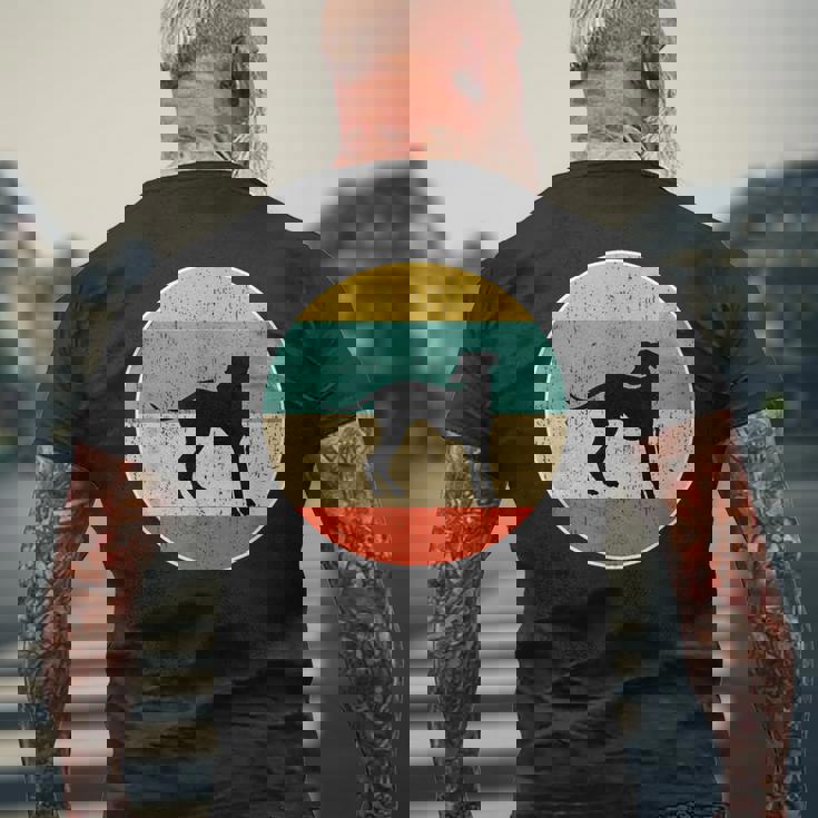 イタリアン・グレイハウンド・ドッグ メンズTシャツ バックプリント 高齢者への贈り物