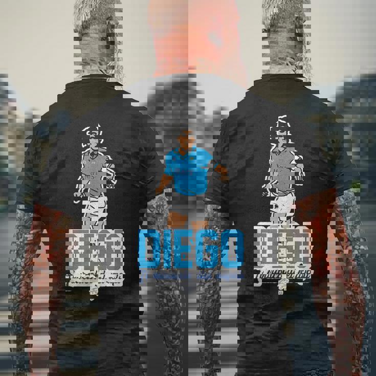 イルミラクロディナポリ メンズTシャツ バックプリント 高齢者への贈り物