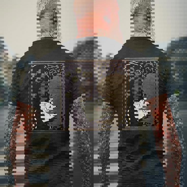 インシピット ヴィータ・ノヴァ By オーブリー・ビアズリー 1893 メンズTシャツ バックプリント 高齢者への贈り物