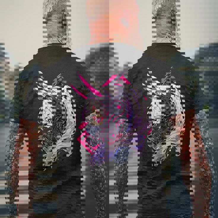 イースターバニーイヤー サイバーパンク エステティックテックウェア メンズTシャツ バックプリント 高齢者への贈り物