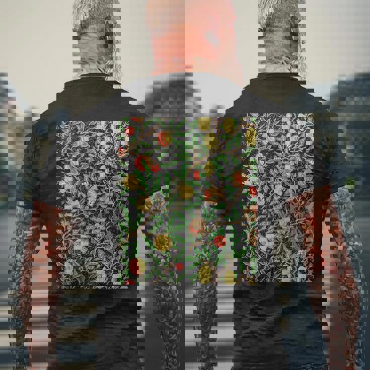 ウィリアム・モリスによるアート。 メンズTシャツ バックプリント 高齢者への贈り物