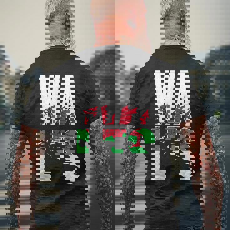 ウェールズサポーターズ ジャージキット ユニオンギフト ウェールズラグビーファン メンズTシャツ バックプリント 高齢者への贈り物