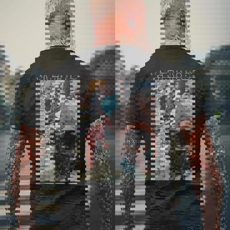 ウォーターハウス-ディオゲネス メンズTシャツ バックプリント 高齢者への贈り物