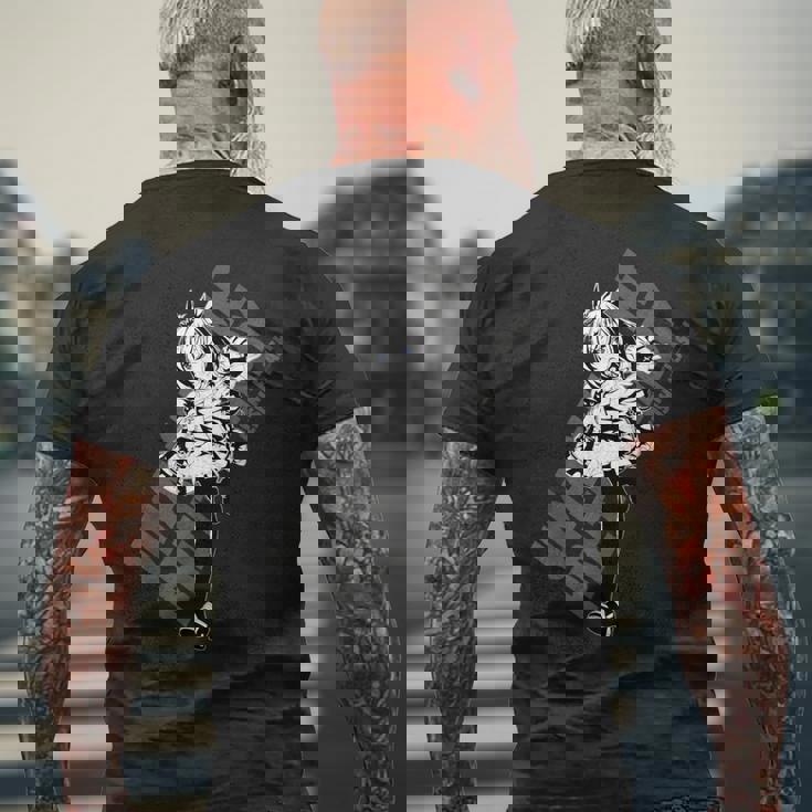 ウマ娘 プリティーダービー エイシンフラッシュ メンズTシャツ バックプリント 高齢者への贈り物