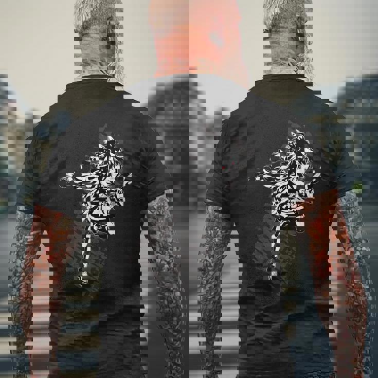 ウマ娘 プリティーダービー キタサンブラック メンズTシャツ バックプリント 高齢者への贈り物