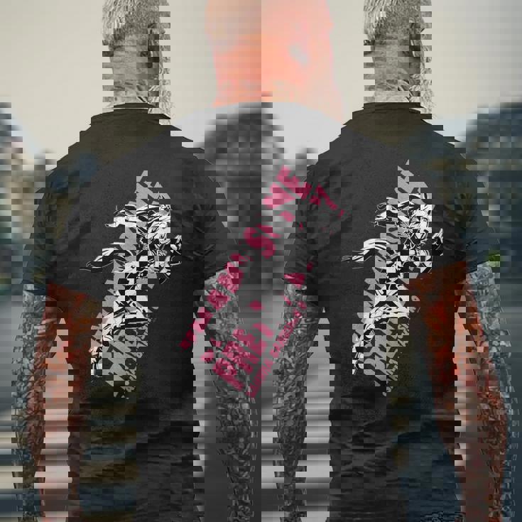 ウマ娘 プリティーダービー サクラバクシンオー メンズTシャツ バックプリント 高齢者への贈り物