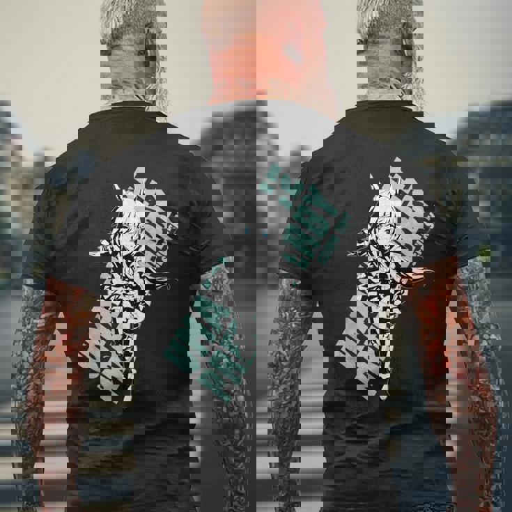 ウマ娘 プリティーダービー セイウンスカイ メンズTシャツ バックプリント 高齢者への贈り物