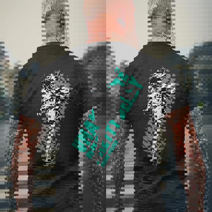 ウマ娘 プリティーダービー メジロパーマー メンズTシャツ バックプリント 高齢者への贈り物