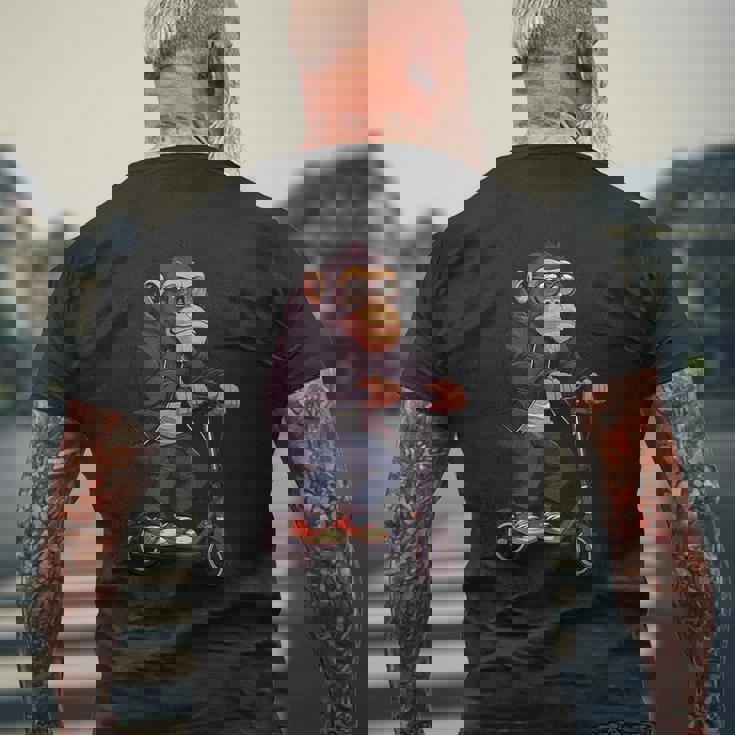 エイプスクーター メンズTシャツ バックプリント 高齢者への贈り物