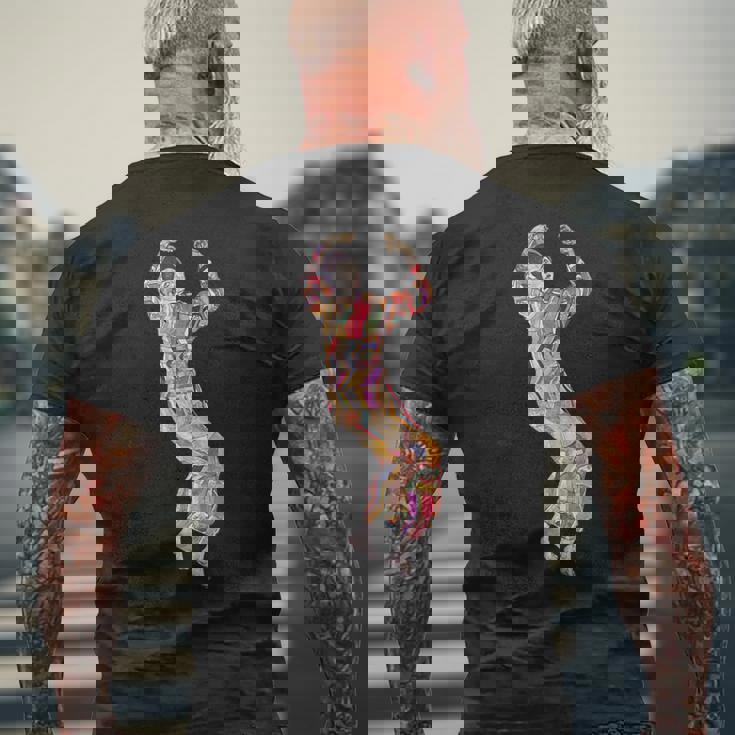 エゴン・シーレ作フリーデリケ・マリア・ビールの肖像1914 メンズTシャツ バックプリント 高齢者への贈り物