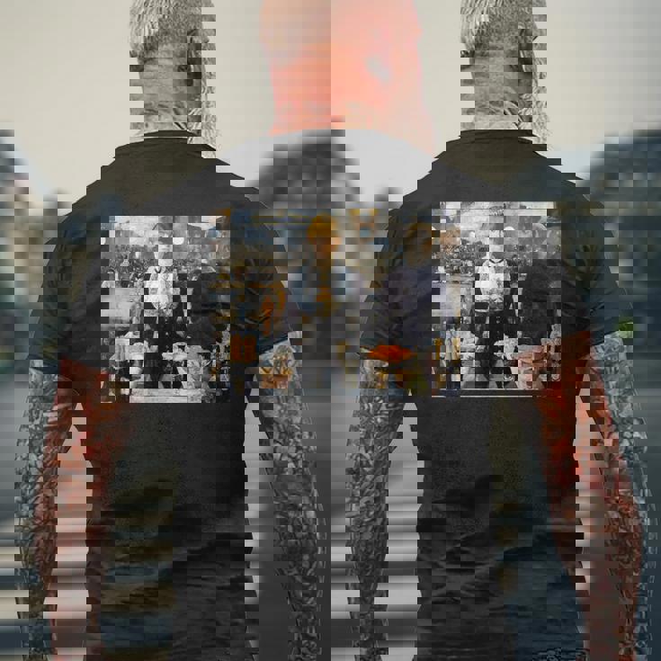 エドゥアール・マネの「フォリー・ベルジェールのバー」 メンズTシャツ バックプリント 高齢者への贈り物