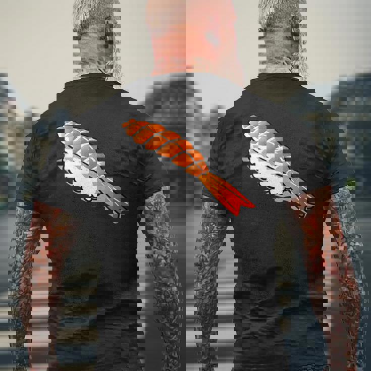 エビ寿司 メンズTシャツ バックプリント 高齢者への贈り物