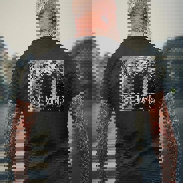 エリオット・ランディによるバンドアルバム写真 メンズTシャツ バックプリント 高齢者への贈り物