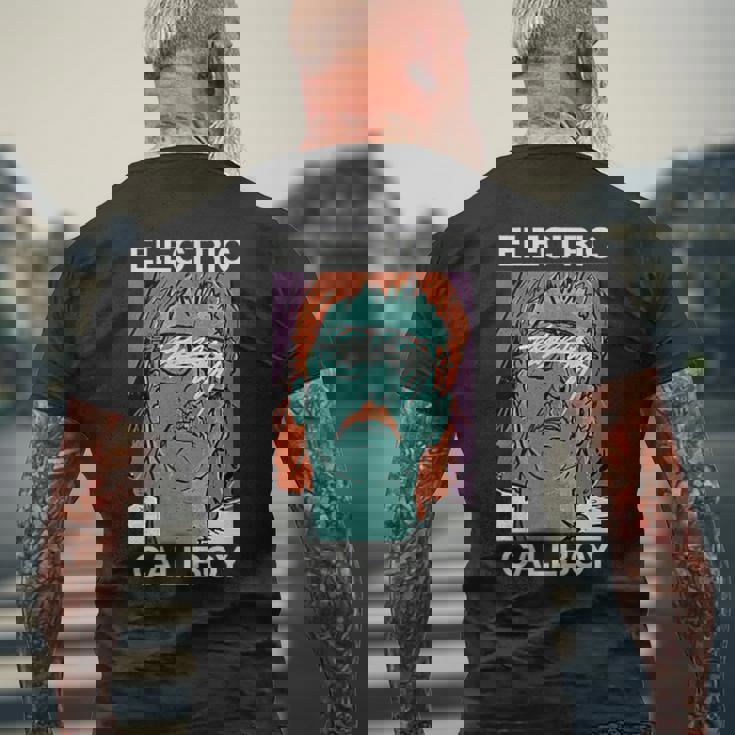 エレベーターオペレーター メンズTシャツ バックプリント 高齢者への贈り物