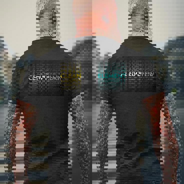 エレメントエッセンシャル メンズTシャツ バックプリント 高齢者への贈り物